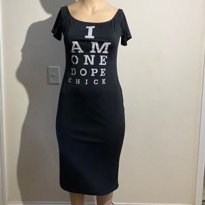 I AM ONE DOPE CHICK DRESS
